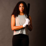 Resilient Championship Fastpitch Batting Gloves | All White