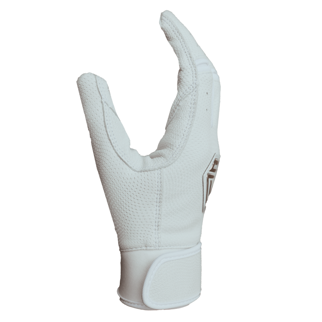Resilient Championship Fastpitch Batting Gloves | All White