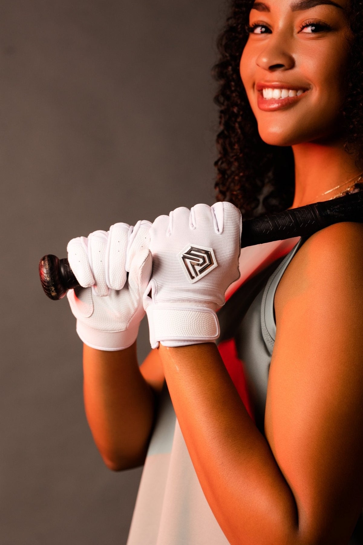 Resilient Championship Fastpitch Batting Gloves | All White