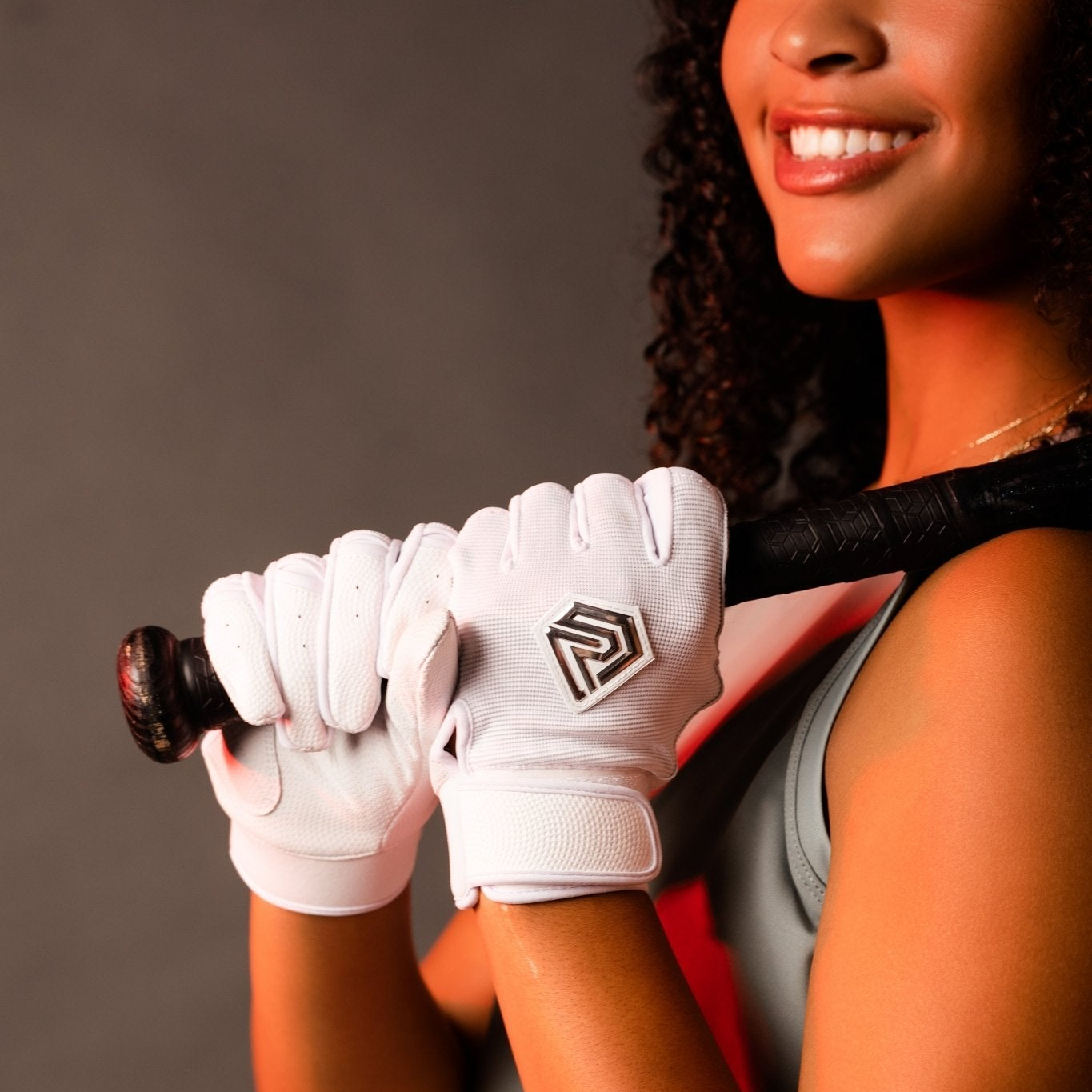 Resilient Championship Fastpitch Batting Gloves | All White