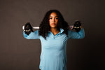 Resilient Championship Fastpitch Batting Gloves | Black and Gold