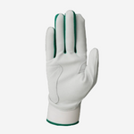Resilient Championship Fastpitch Batting Gloves | White and Green