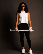 Resilient Championship Fastpitch Batting Gloves | White and Maroon