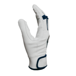 Resilient Championship Fastpitch Batting Gloves | White and Navy
