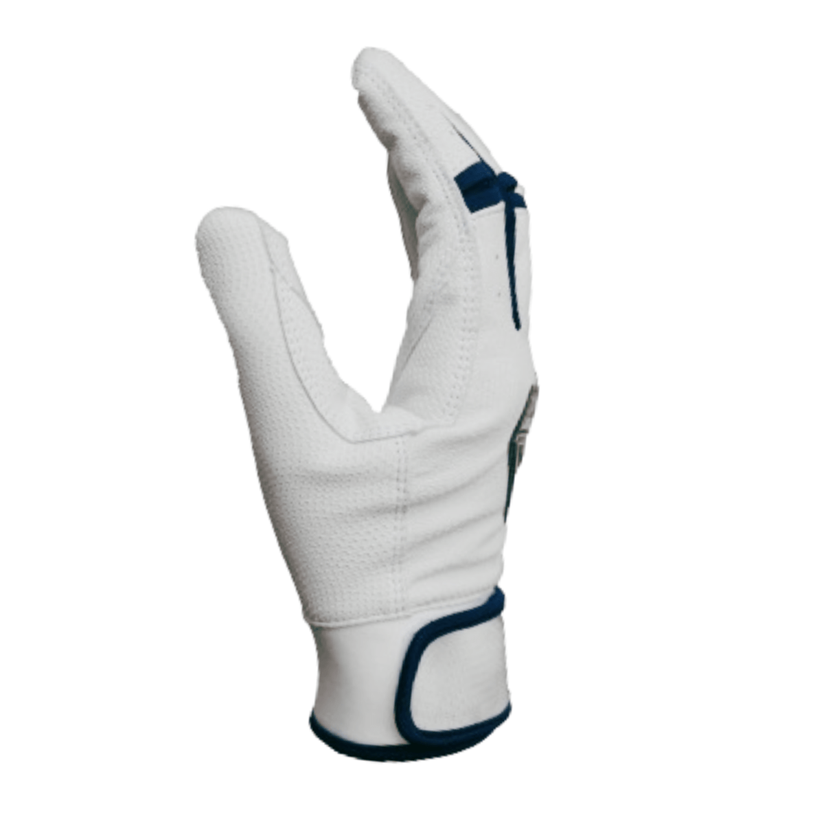Resilient Championship Fastpitch Batting Gloves | White and Navy