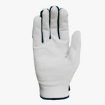 Resilient Championship Fastpitch Batting Gloves | White and Navy