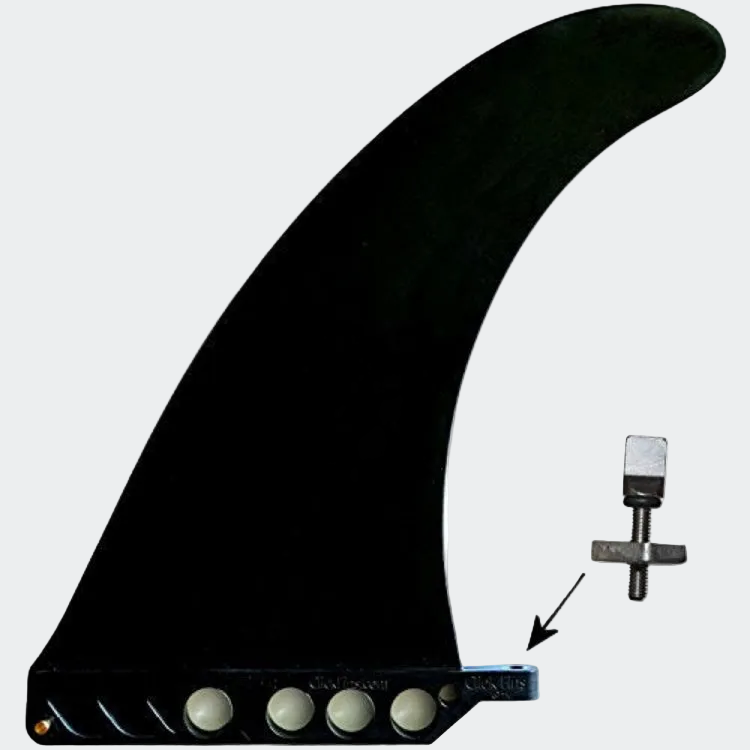 9" Dolphin Shape Rigid Fin with Toolless Screw