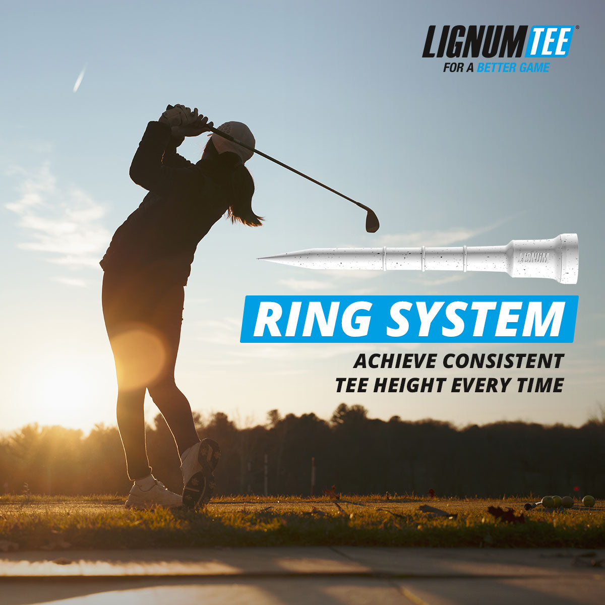 Lignum Tee | Classic Golf Tee Eco