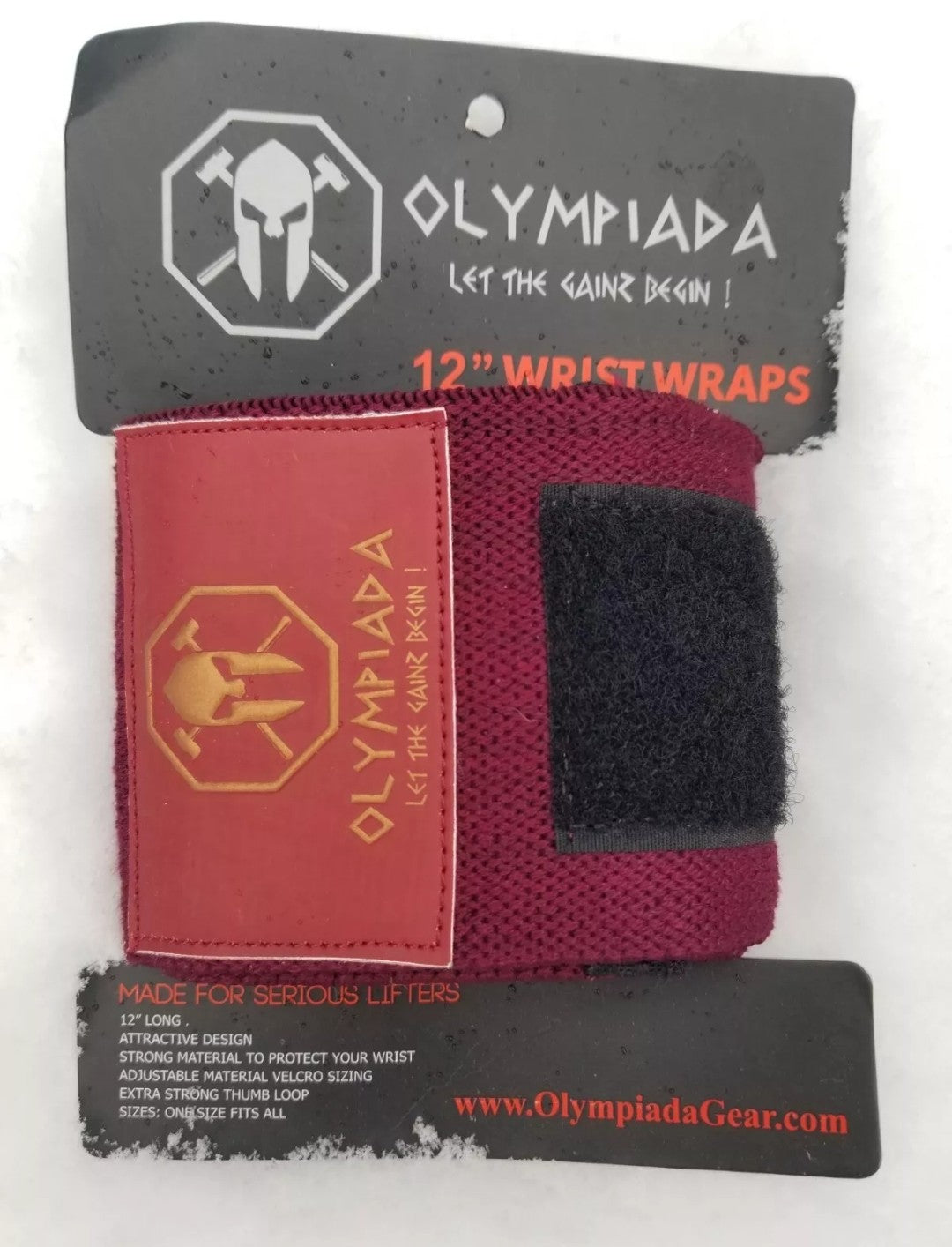 12" Finesse Wrist Wraps "Fit" Line