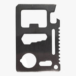 11-in-1 Survival Credit Card Multitool | Multipurpose Tactical Wallet Tool