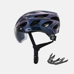 Pottier Bike Helmet with Visor and Goggles