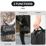 Hard Shell Bike Trunk Bag for Rear Rack | 9L