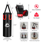 Filled Punching Bag Set | 56/63 LBS