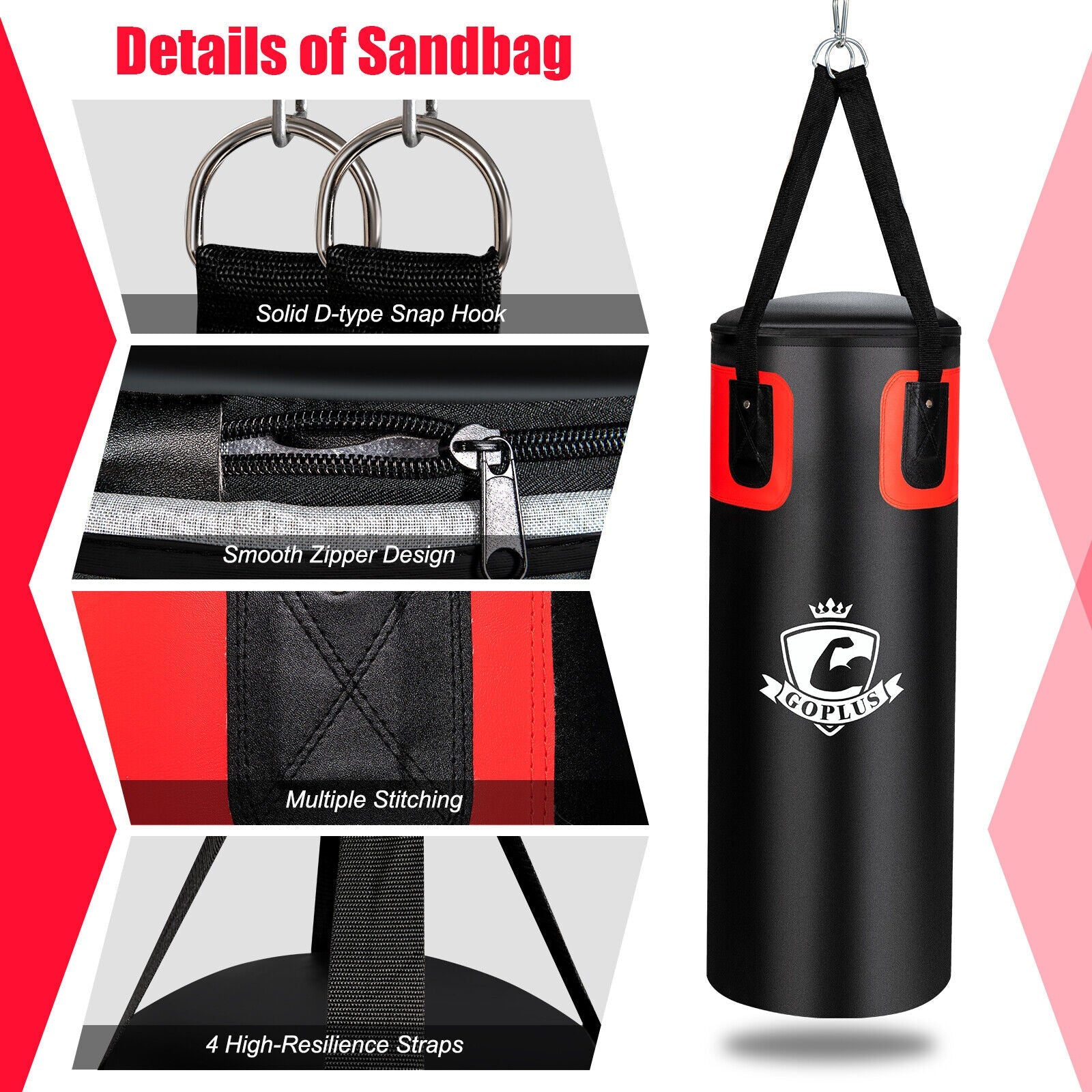 Filled Punching Bag Set | 56/63 LBS
