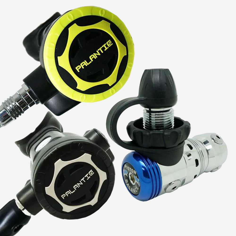 Diving Dive Palantic AS103 DIN Regulator & Octopus Combo - AS207