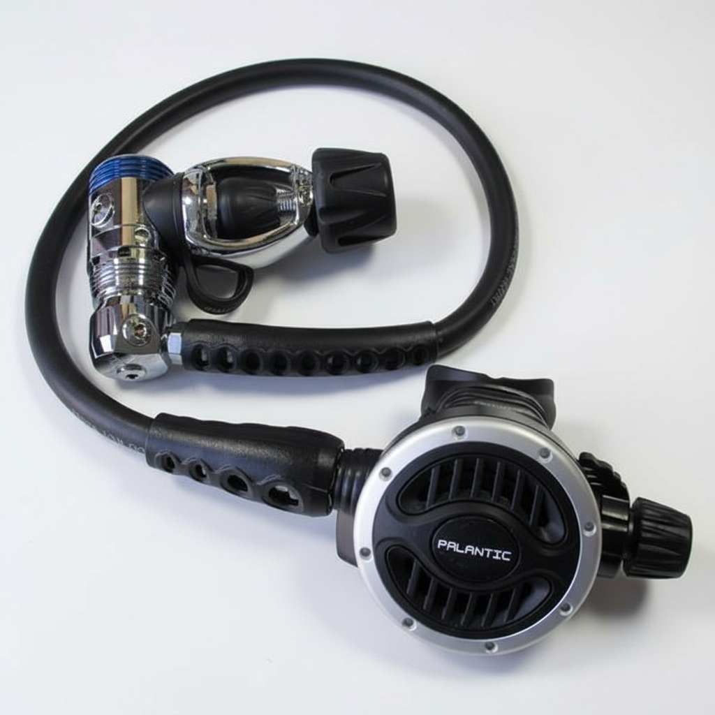 Scuba Diving Palantic AS103 Yoke Regulator Adjustable Second Stage w/ 27" Hose