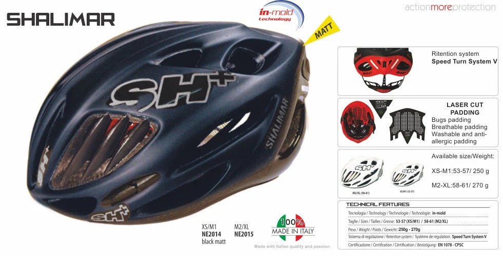 SH+ Shalimar Gravel Helmet | Black