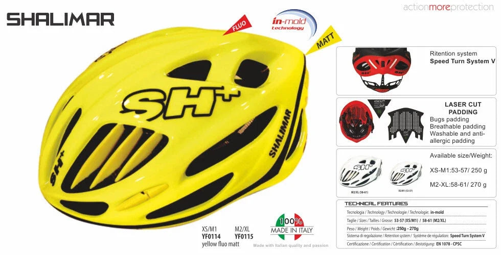 SH+ Shalimar Gravel Helmet | Fluo Yellow