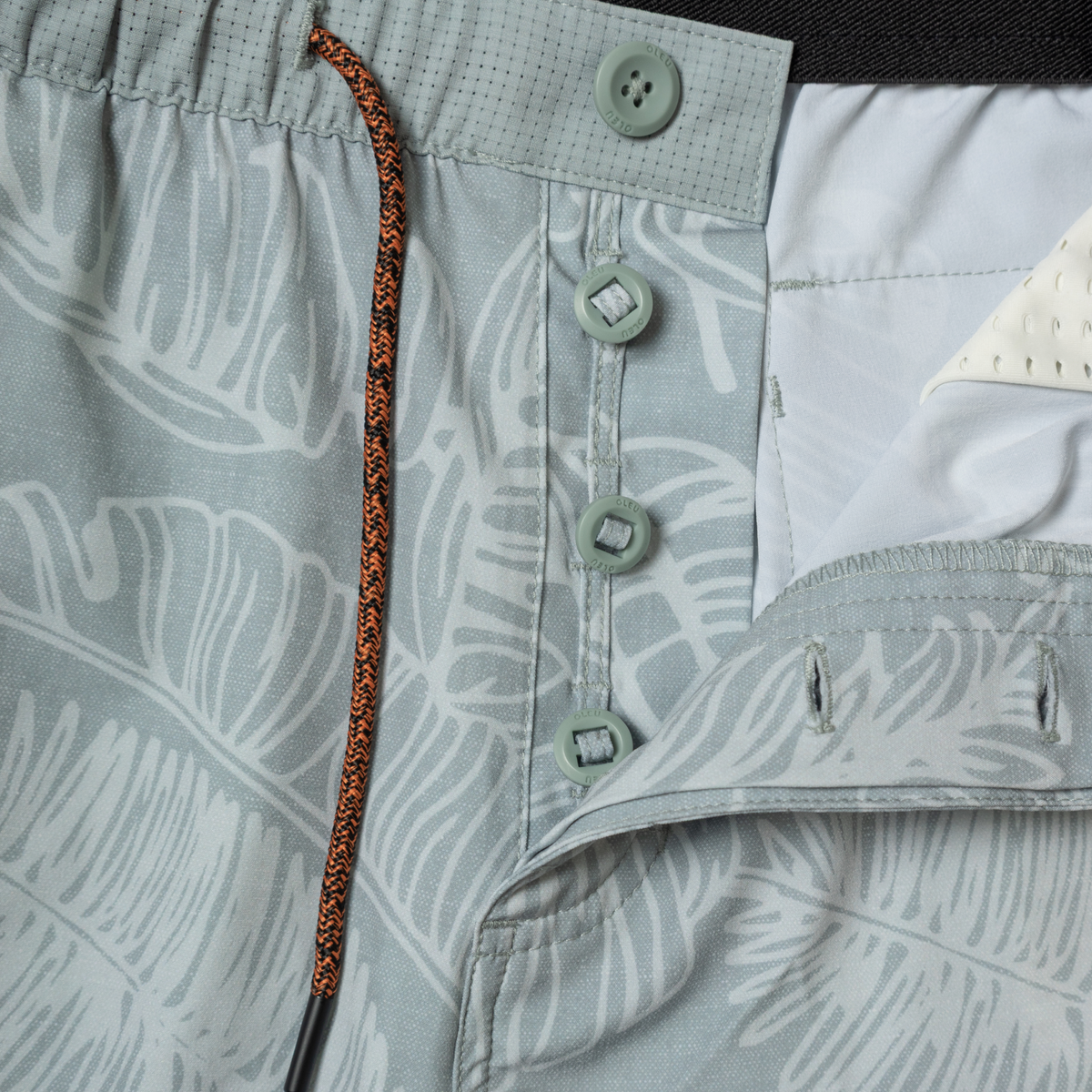 OLEU ALL-SHORT™ 6" INSEAM I 16.5" OUTSEAM | RAINFOREST SEA GREEN