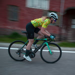 Bianchi Milano Silis Women's Cycling Jersey | Yellow with Polka Dots