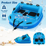 2-Person Water Sport Inflatable Towable Tube