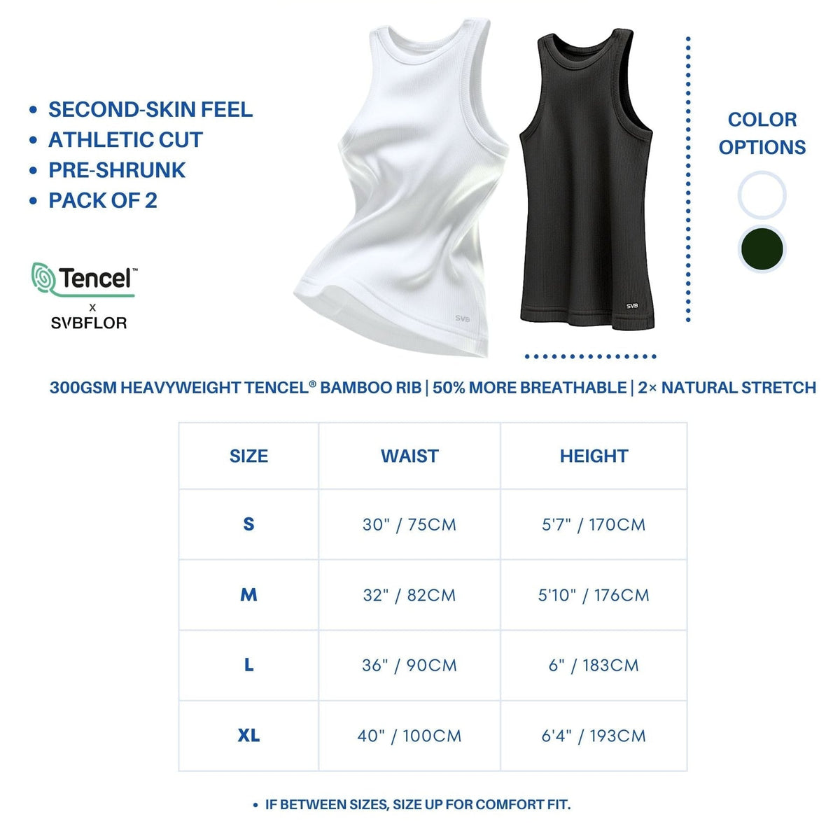 APEX CLASSIC FITTED TANK | Ultra-Soft Tencel™