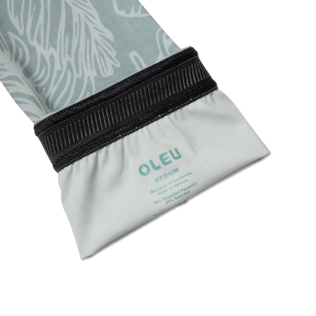 OLEU SUNSPORT™ UV ARM SLEEVES | RAINFOREST SEA GREEN