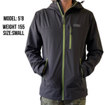 The Huakai Travel Rain Jacket | Black