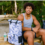 Waterproof Floating Backpack Cooler | Snow Camo