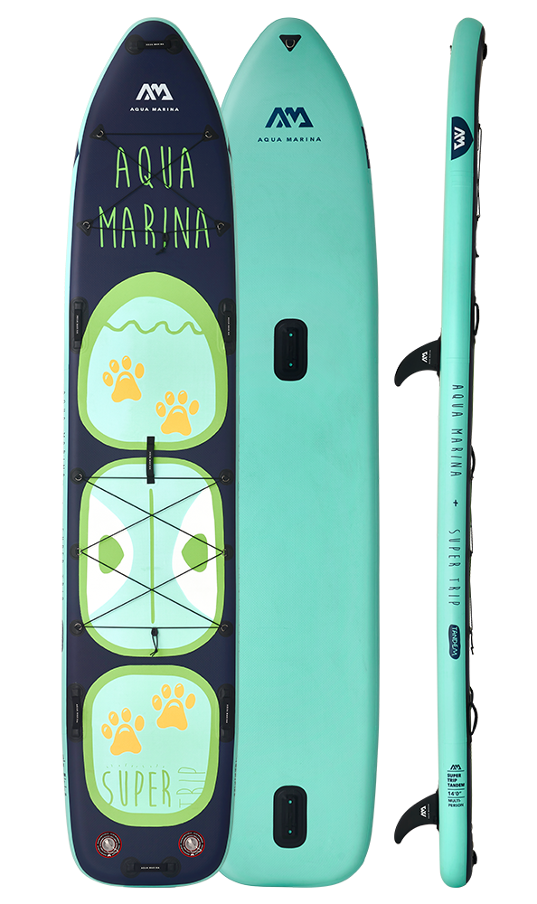 Aqua Marina SUPER TRIP TANDEM 14'0" Inflatable Paddle Board Multi-Person SUP