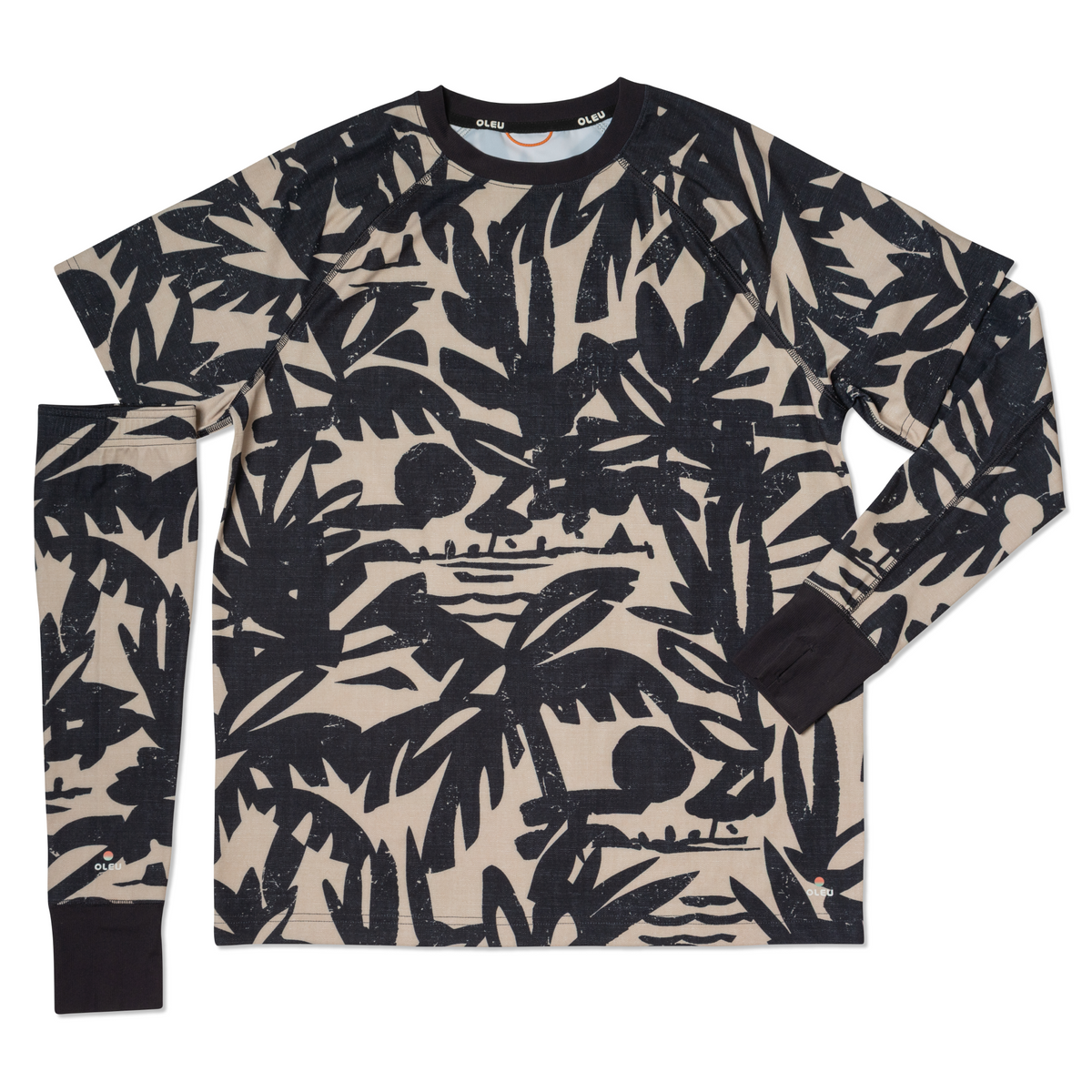 OLEU SUNSPORT™ UV TEE SHIRT | CARVINGS SANDSTONE