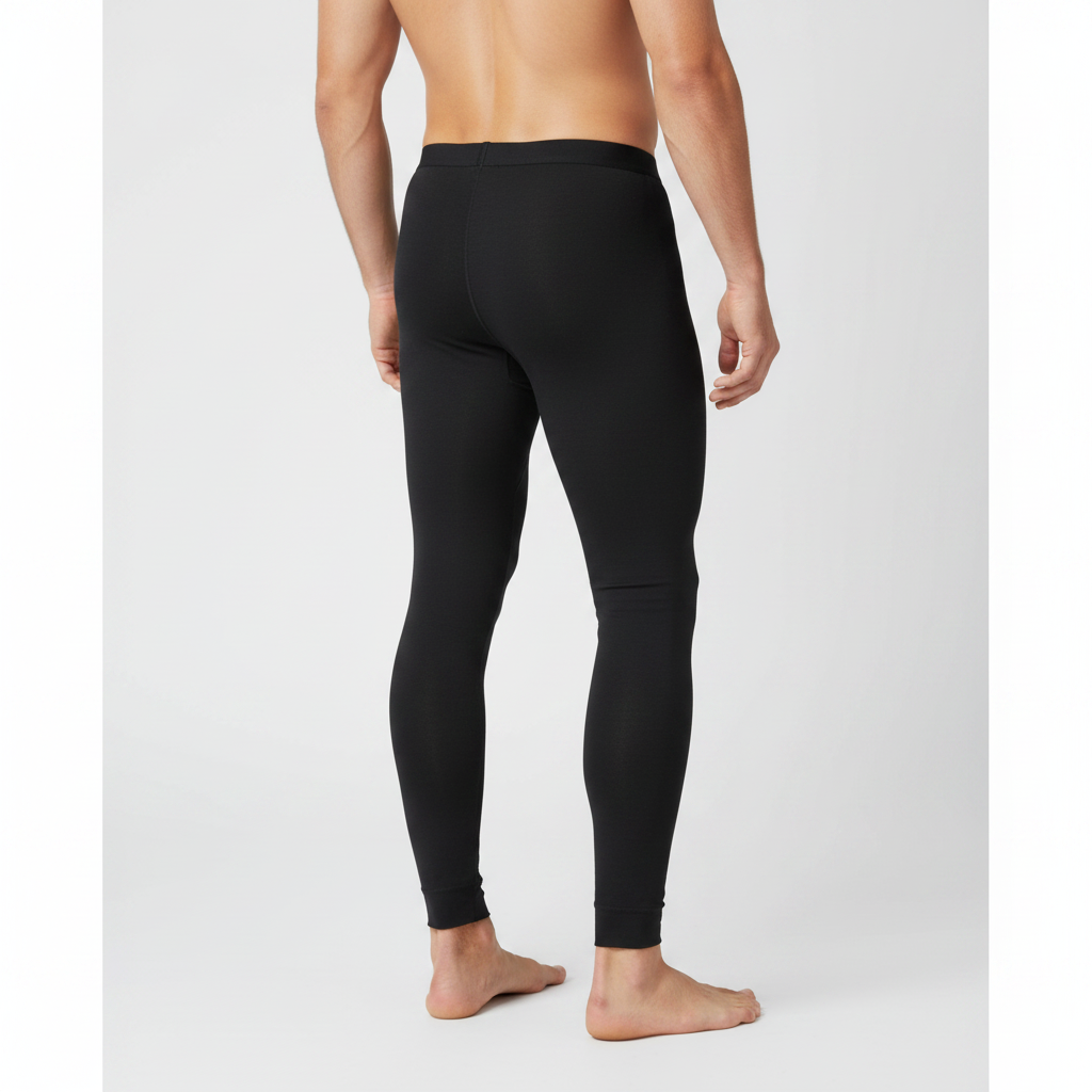 Tittimitti Merino Wool Blend Thermal Underwear Base Layer Men's Leggings