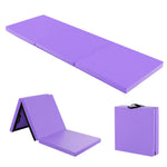 Tri-Fold Gym Mat with Handles and Removable Zippered Cover | 6' x 2'