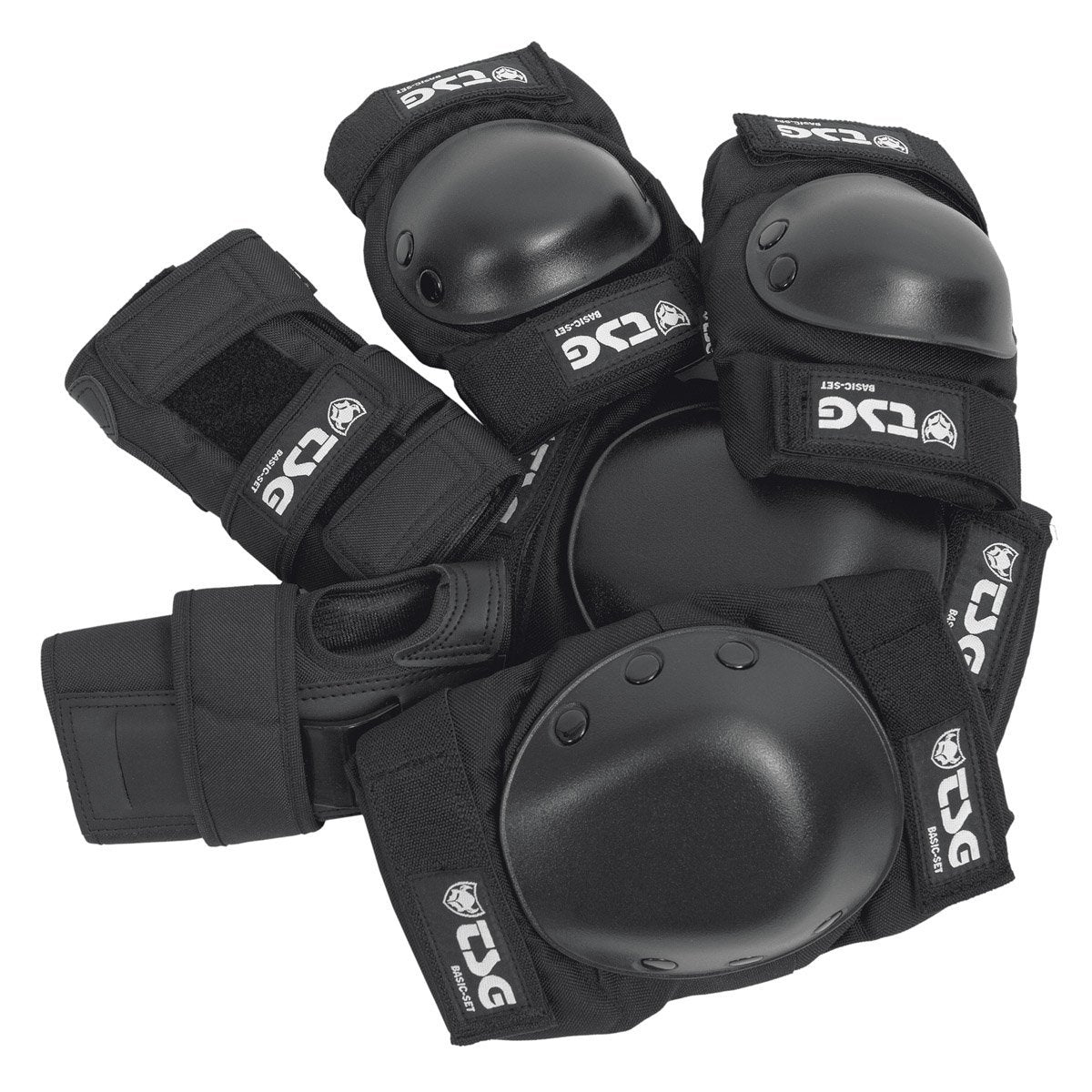 TSG Basic Skate Pad Set | Black