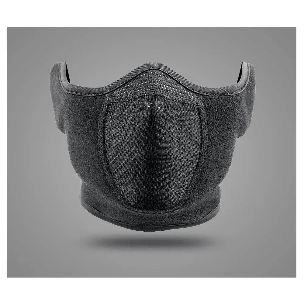 Windproof Winter Sports Half Face and Ear Cover Mask | Neck Gaiter