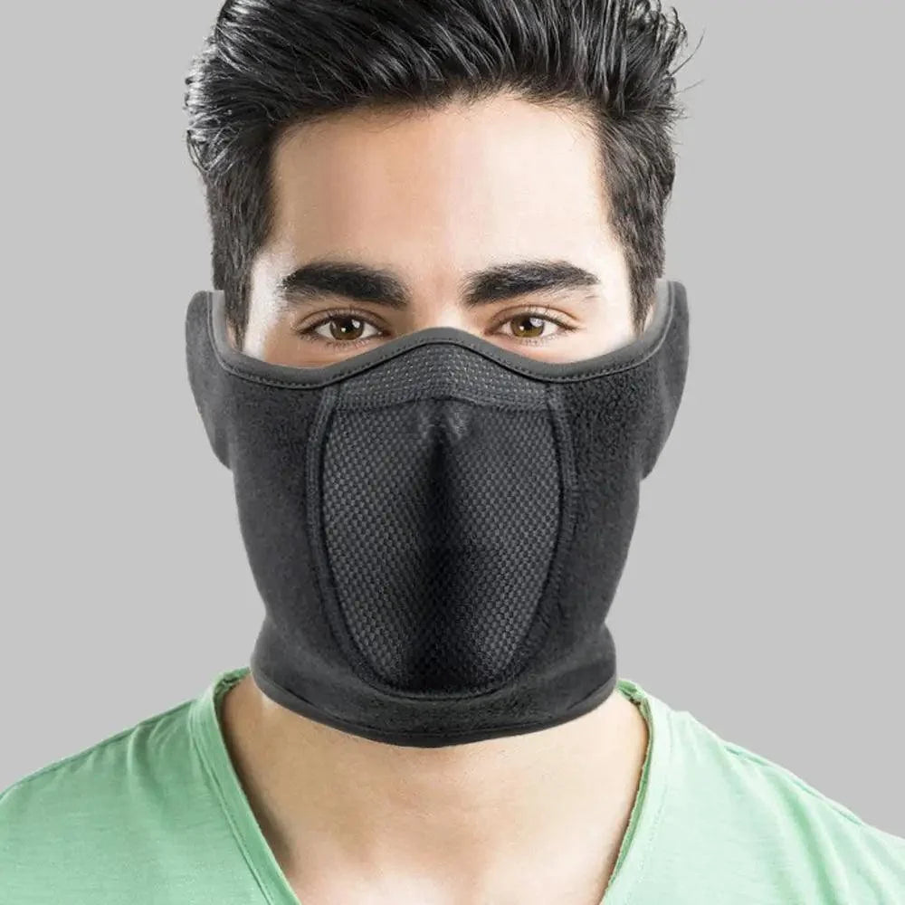 Windproof Winter Sports Half Face and Ear Cover Mask | Neck Gaiter