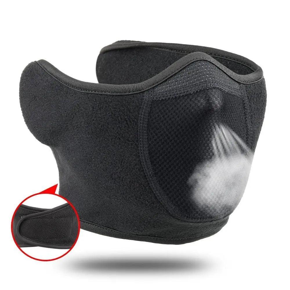 Windproof Winter Sports Half Face and Ear Cover Mask | Neck Gaiter
