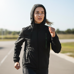 WP Hooded Zip-Up Running Jacket | LW Black
