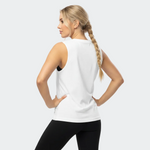 Workout Active (Red) Urban Relaxed Tank | White