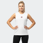 Workout Active (Red) Urban Relaxed Tank | White
