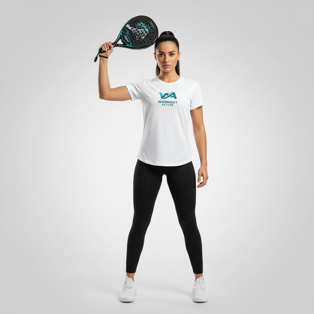 Workout Poly Mesh Jersey with WA (Cyan) | Short Sleeve
