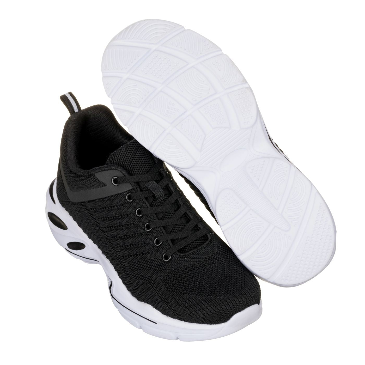 CALTO Q330 2.6” Taller (Black/White) Sneaker | Super Lightweight