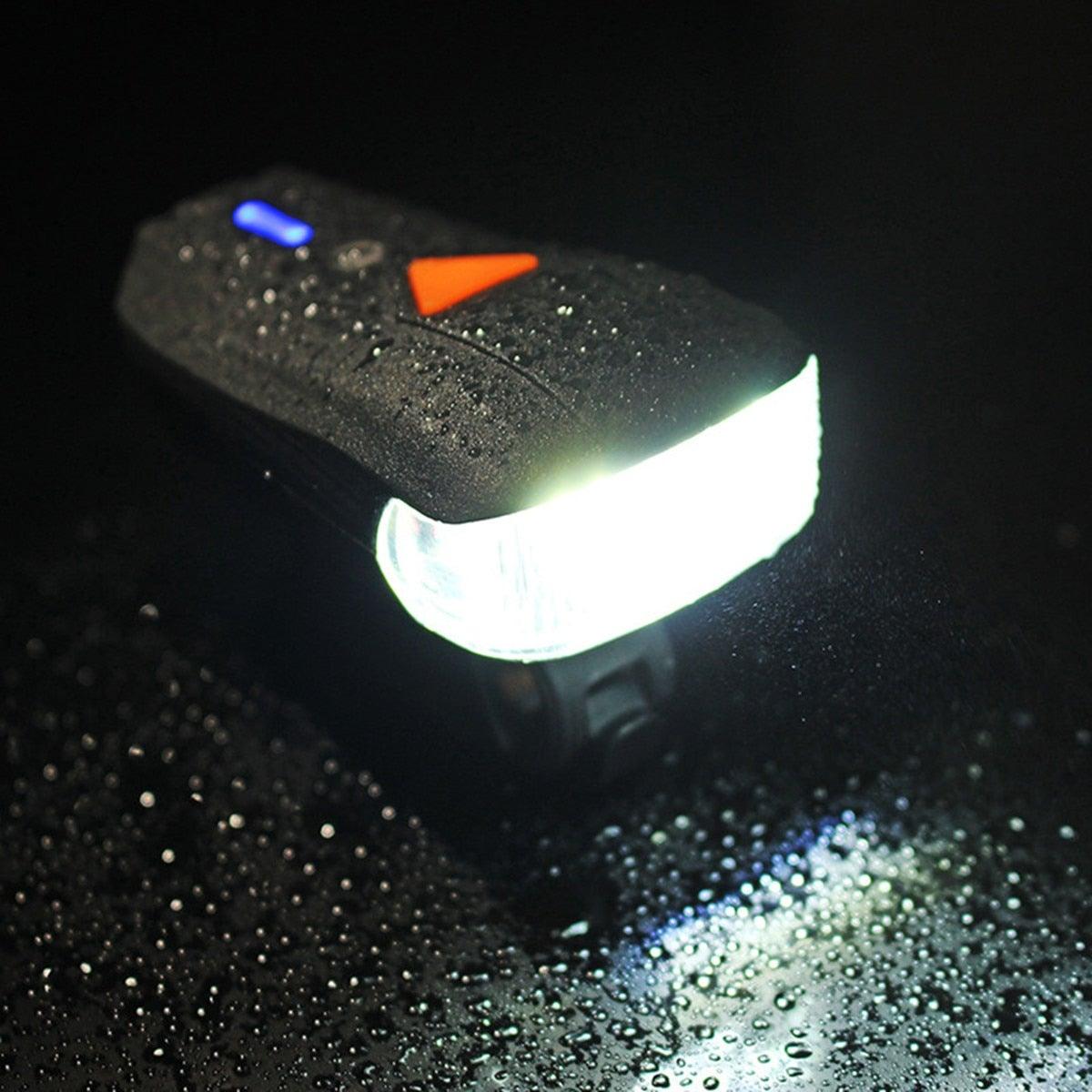 USB Rechargeable 2LED High/Low Headlight