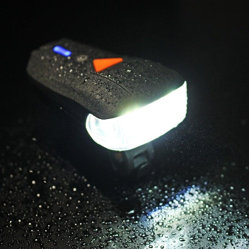 USB Rechargeable 2LED High/Low Headlight
