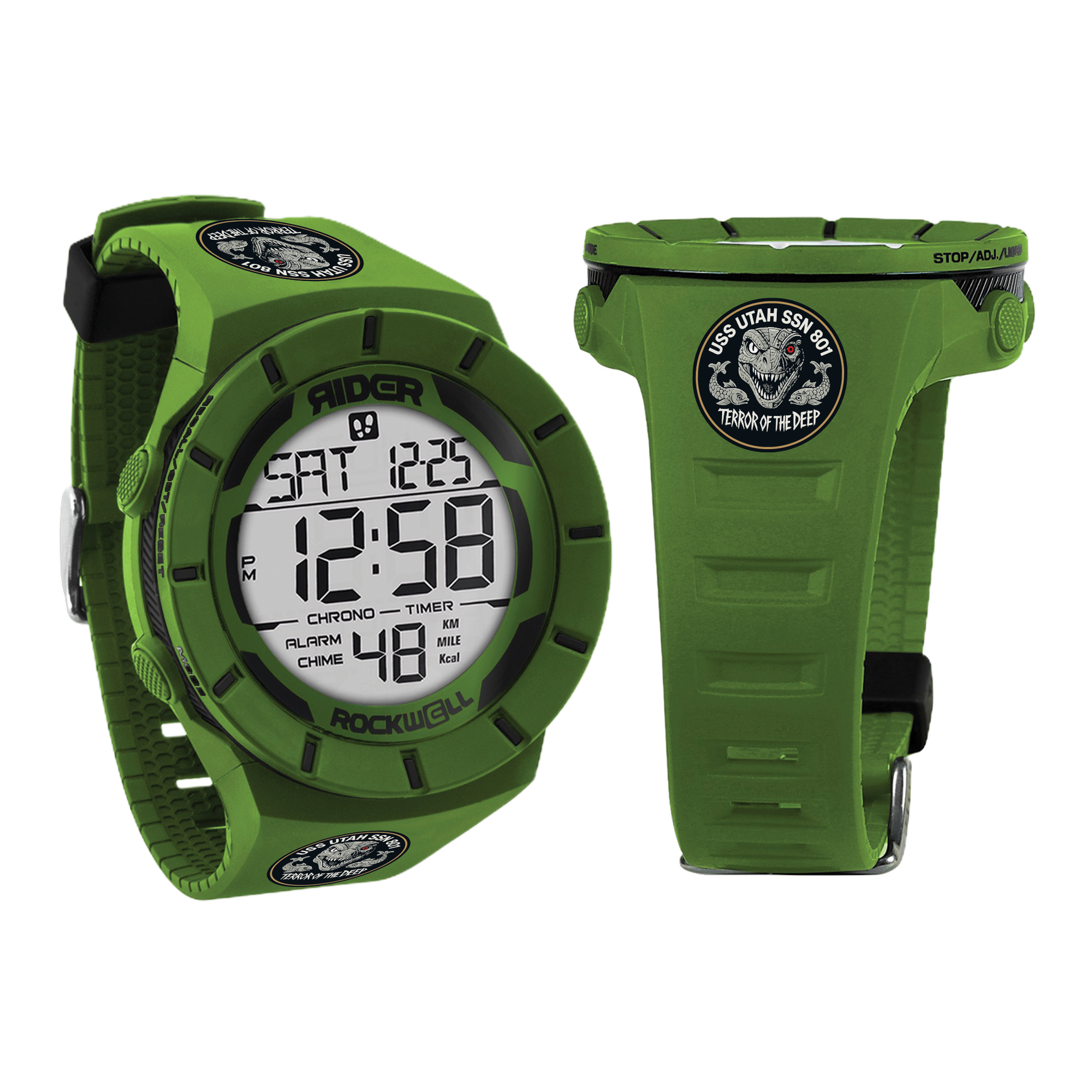 Coliseum Fit™ (Phantom Black) Watch | USS Utah Edition