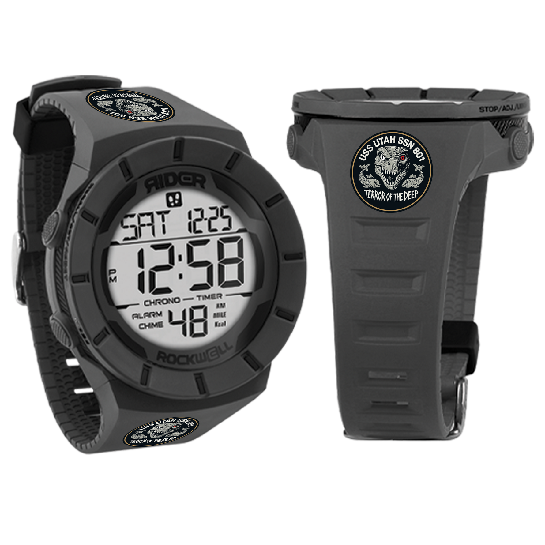 Coliseum Fit™ (Phantom Black) Watch | USS Utah Edition
