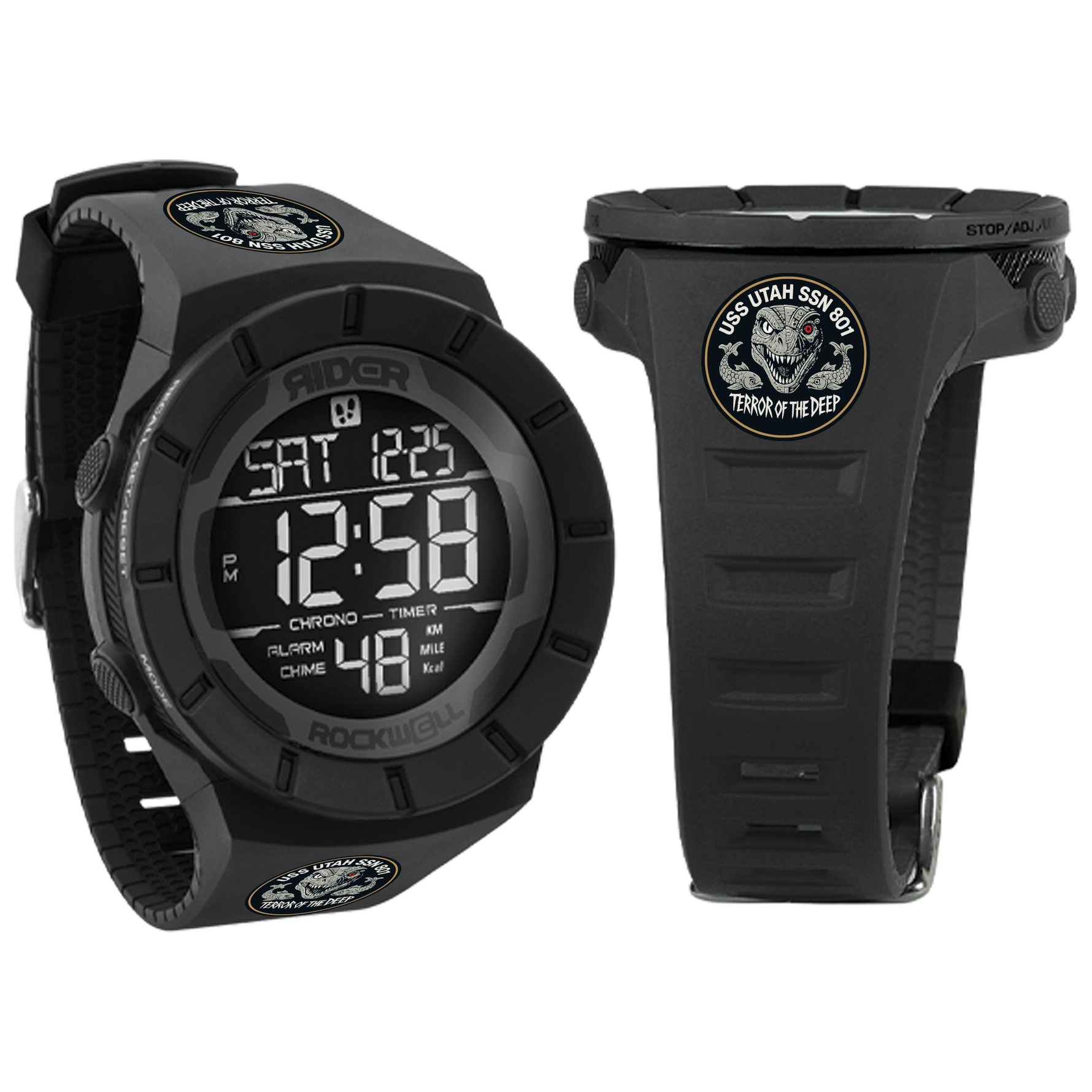 Coliseum Fit™ (Phantom Black) Watch | USS Utah Edition