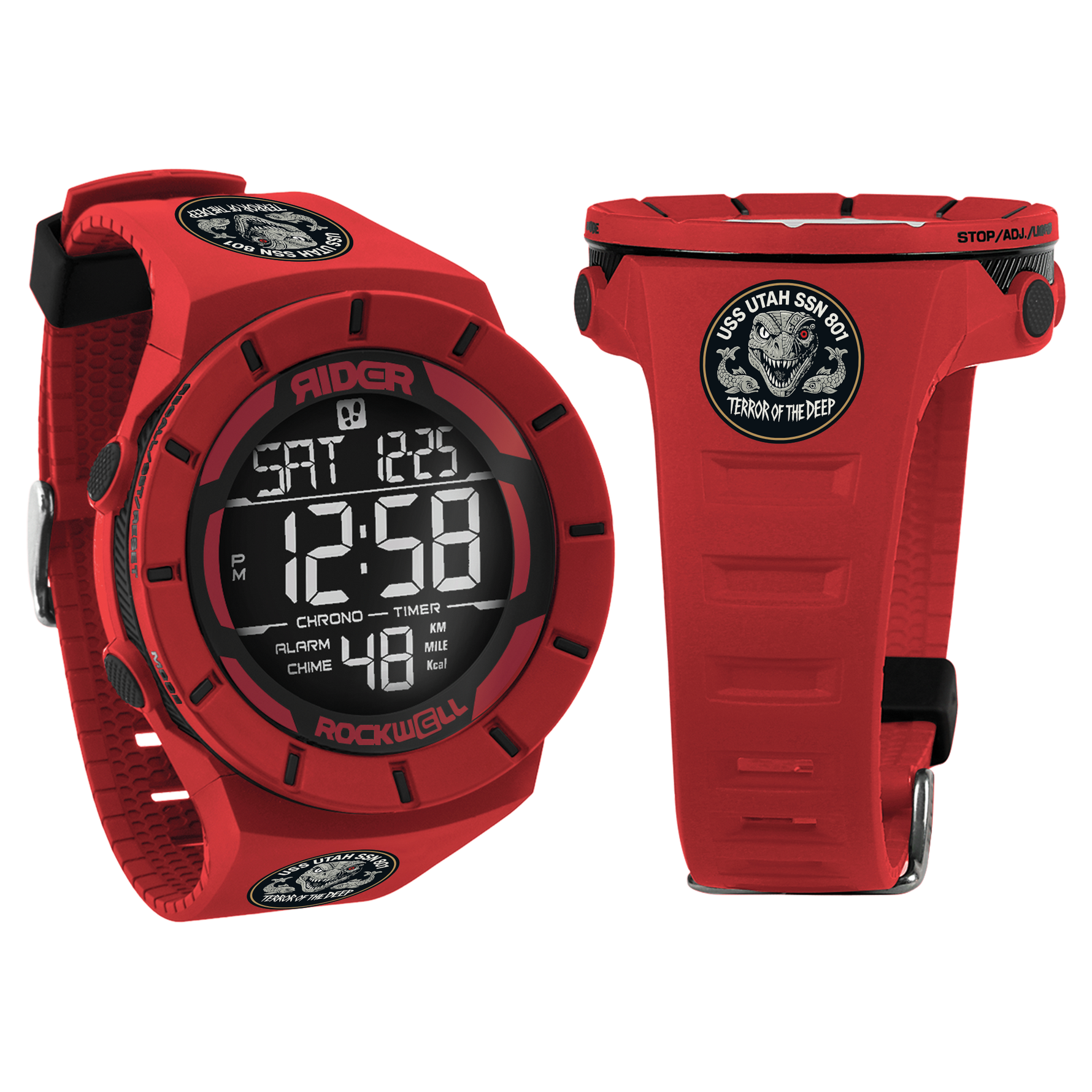 Coliseum Fit™ (Phantom Black) Watch | USS Utah Edition