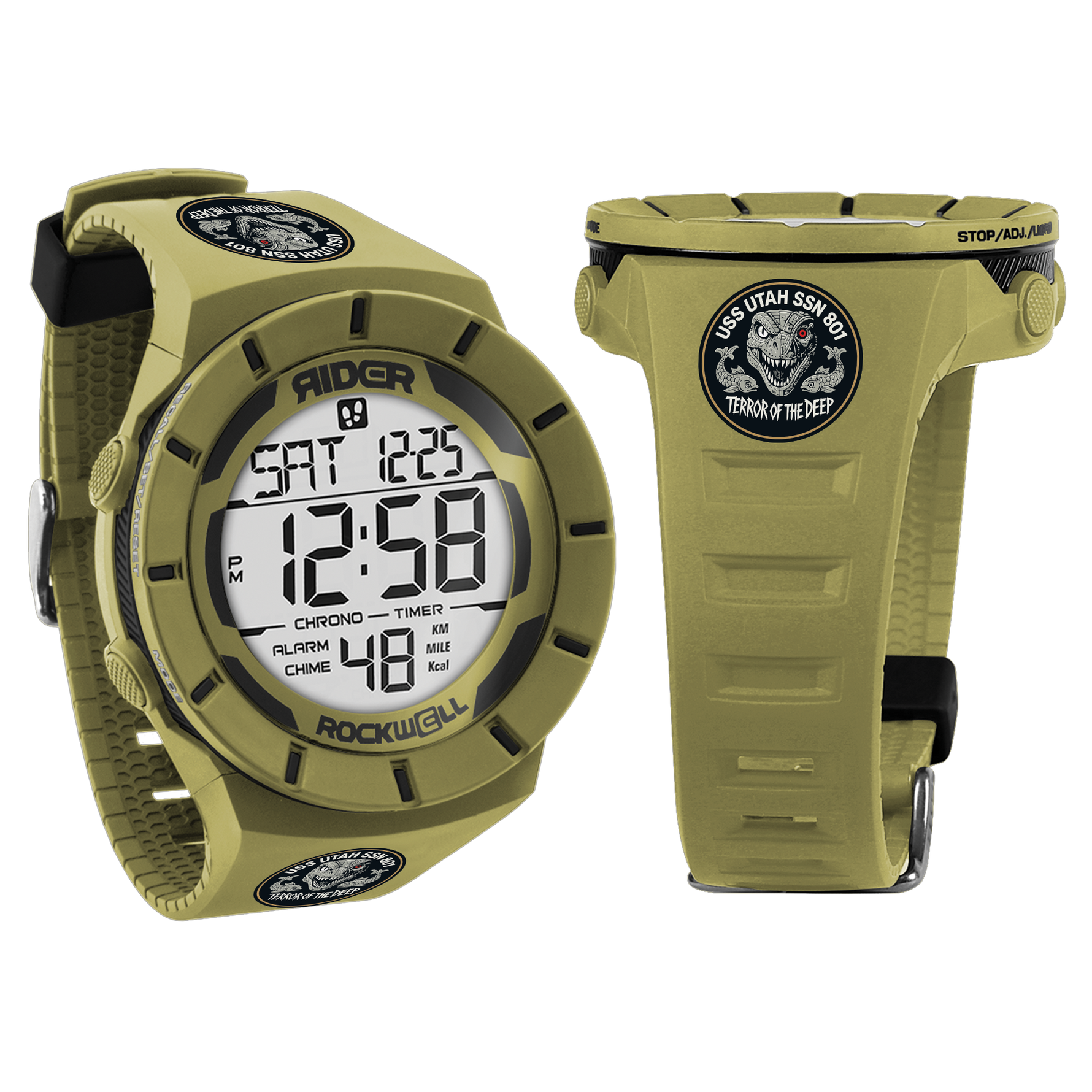 Coliseum Fit™ (Phantom Black) Watch | USS Utah Edition