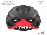 LAS Virtus Cycling Helmet | Black/Red